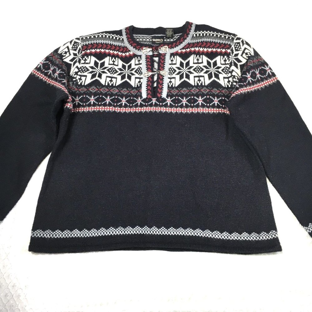 Guide Series Icelandic Fair Isle Style Sweater - Picture 4 of 12